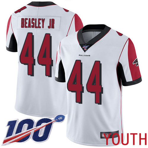 Atlanta Falcons Limited White Youth Vic Beasley Road Jersey NFL Football 44 100th Season Vapor Untouchable